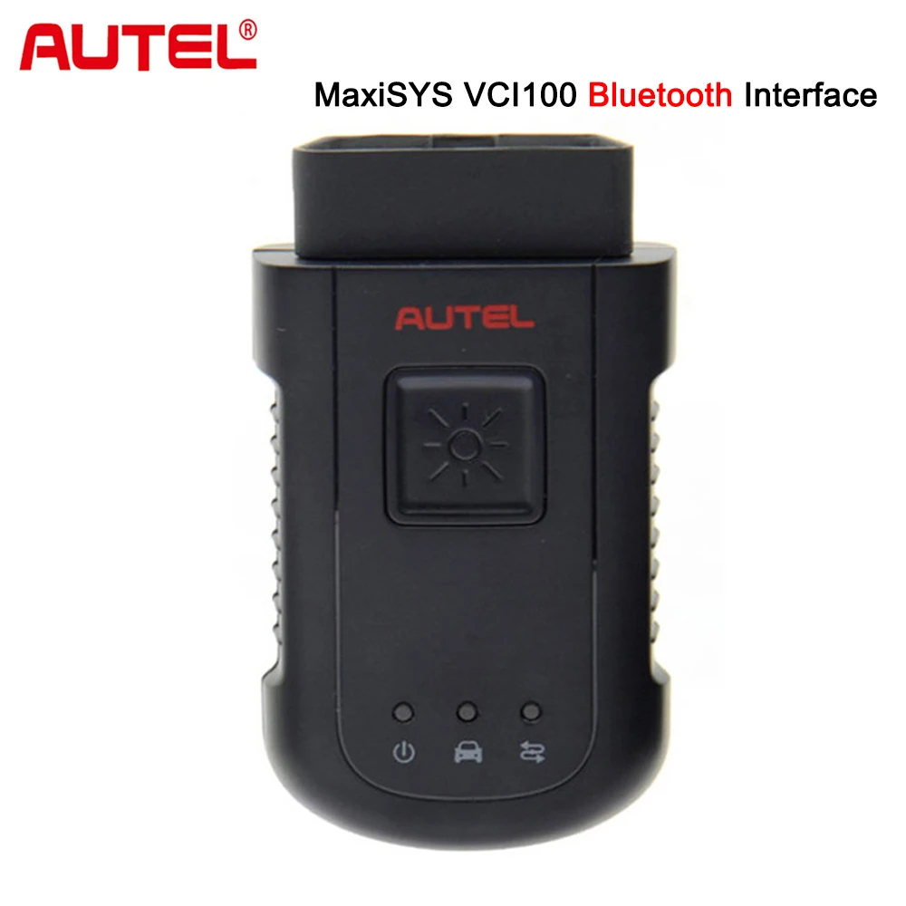 Компактный интерфейс связи для автомобиля Bluetooth Autel MaxiSYS-VCI 100 MaxiVCI V100 для Autel MS906BT/ MK906BT/ MK908P/ Elite