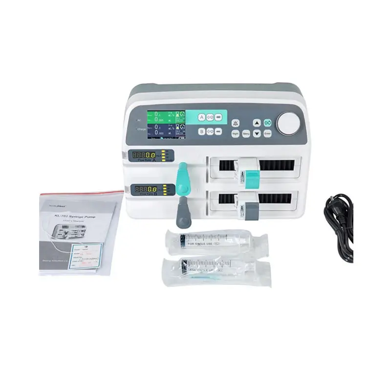 

Medical syringe pump Dual Channel Syringe Pump Portable Syringe Pump