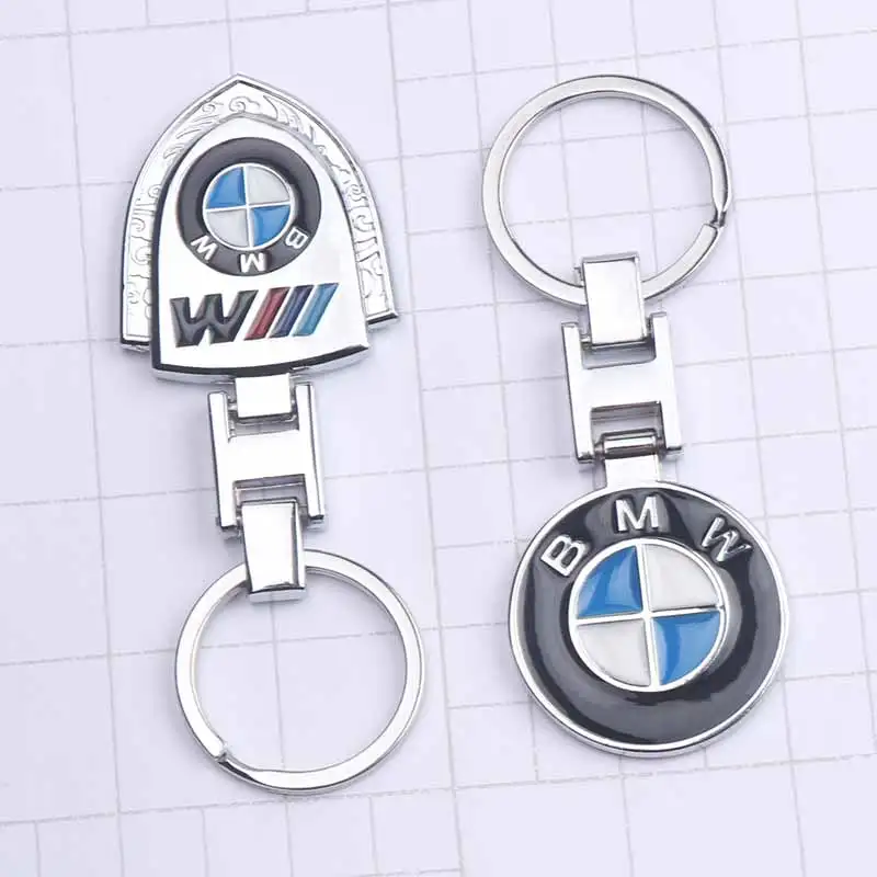 Фото 3D-брелок из карбона и металла с эмблемой BMW M3 M5 M Power, аксессуар для украшения автомобиля №3