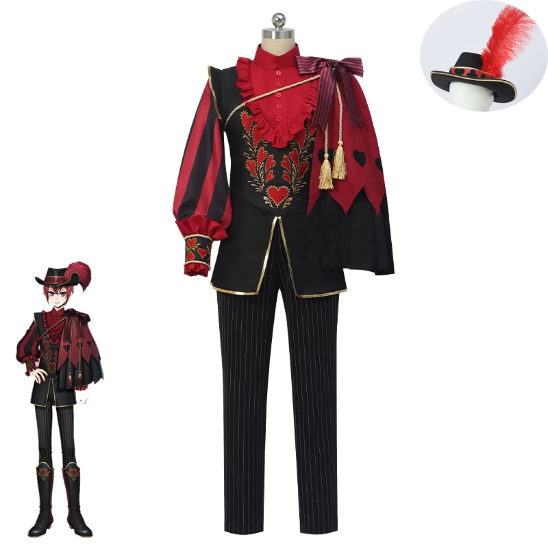 

Game Twisted Wonderland Riddle Cosplay Costume 2022 Halloween Party Suit Anime Clothing Uniforms Custom Made