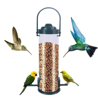 new product panorama automatic hummingbird bird feeder outdoor balcony hanging bird feeding parrots pigeon pet supplies