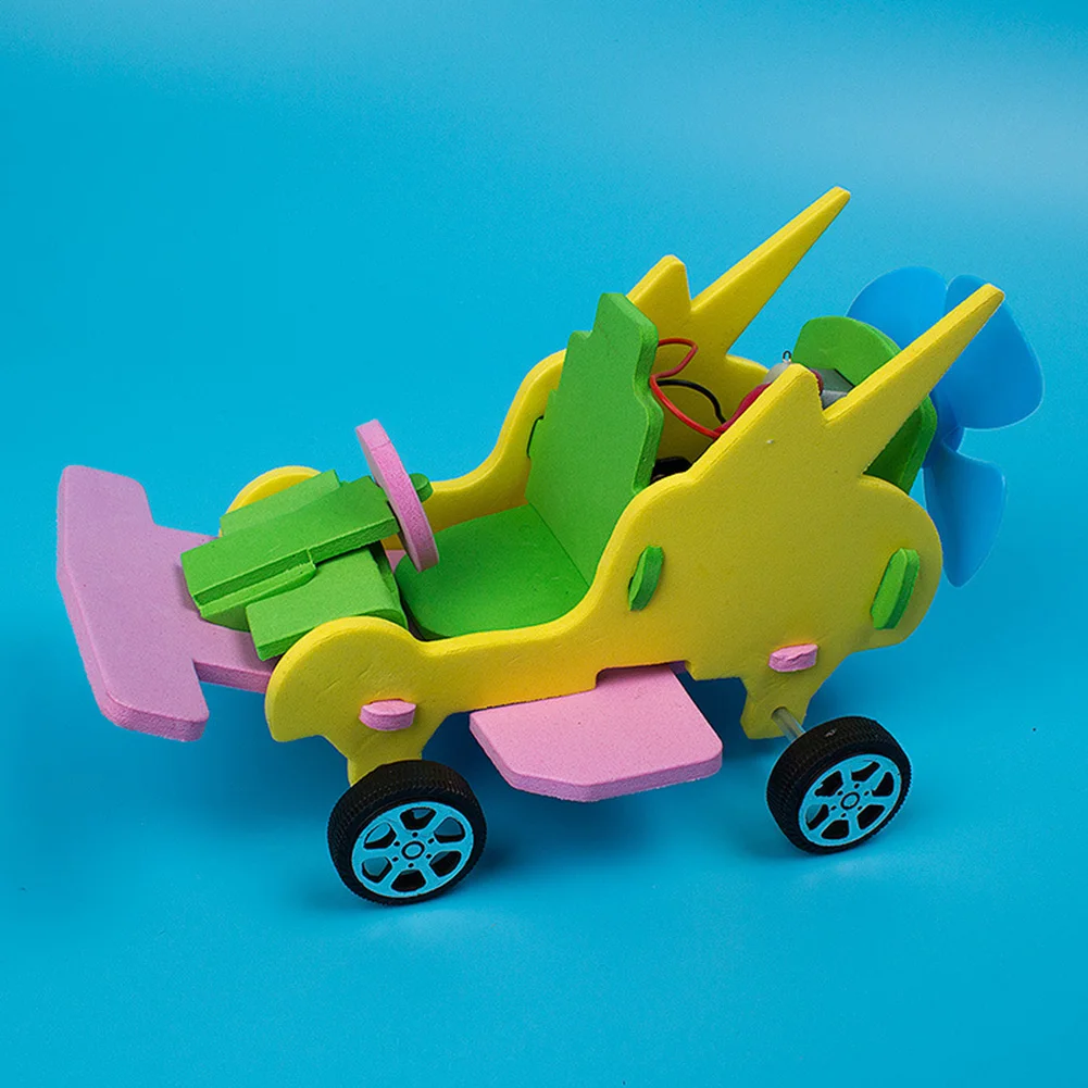 

Scientific Experiment DIY Assembling Model Air Powered Car Motor Propeller Educational Physical Science Aerodynamic Toy