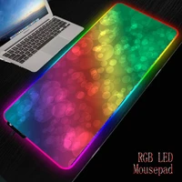 mrgbest colorful background mousepad computer rgb large mouse pad gamer mouse carpet big mause pad pc desk play mat with backlit