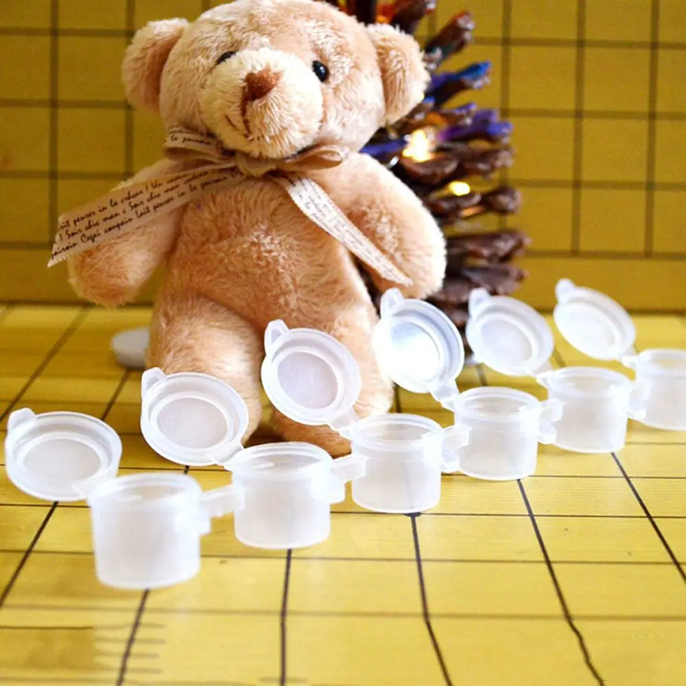 

Empty Kindergarten Crafts Pigment Pots Sealing Containers Palette Paint Box Art Tools Drawing Toys Article Pigment
