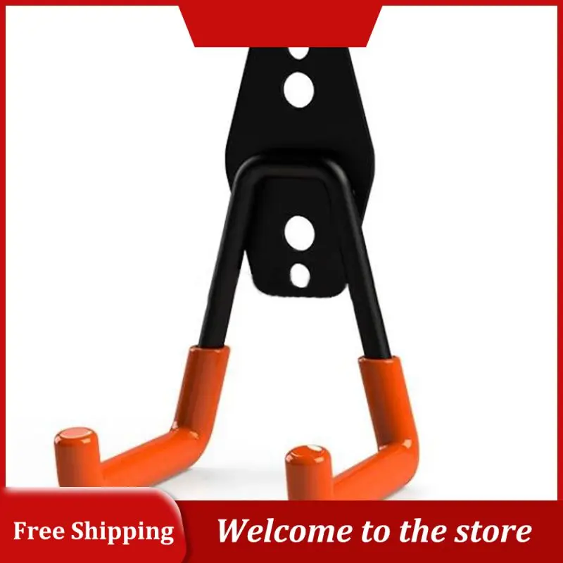

Heavy Duty Metal Hook Garage Organizer Wall Mount Bicycle Hanger Hooks Wall Mount Anti-slip Storage Hook For Ladders Garden Tool
