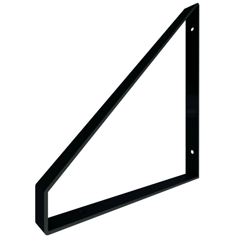 Кронштейн для полки Ulitka F82 комплект 2 шт металл черный | Corner Brackets