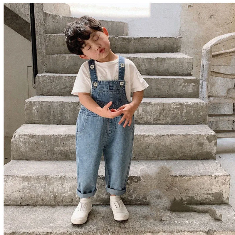 

Pants Spring Men's Product Single Casual Light Autumn Baby Overalls Jeans Color Wardrobe Denim Women's Baby Trendy All-match