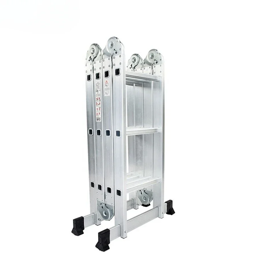 Многоцелевая алюминиевая складная уличная лестница 4*3 ступеней высотой 12 5 футов