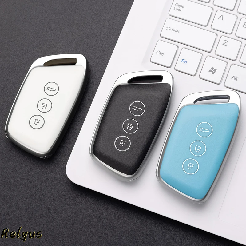 

TPU Car Remote Key Case Protector Cover for Baojun 510 730 360 560 RS5 530 630 3 Buttons Keyless Shell Chain Auto Accessories