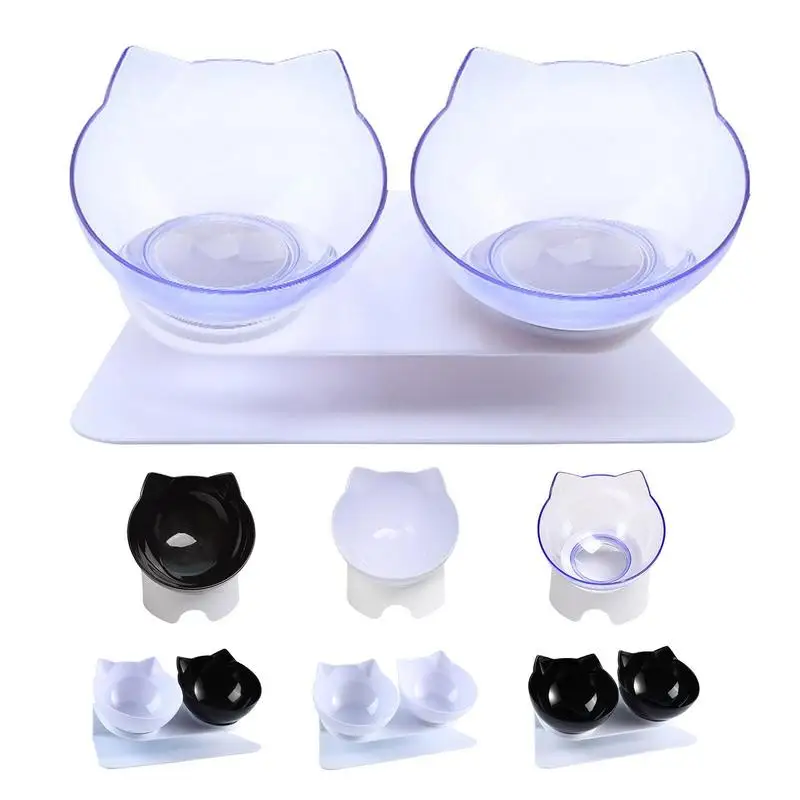 

Поднимающаяся миска для питомцев, пластиковая миска с нескользящей кормушкой, для собак и кошек, резервуар для воды