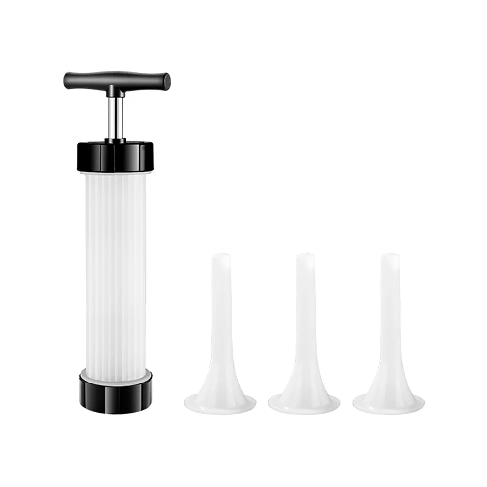 

Sausage Stuffer Meat Filler Maker Manual Salami Grinder Funnel Hand Tool Filling Tube Stuffing Tubes Horizontal Tools Kit