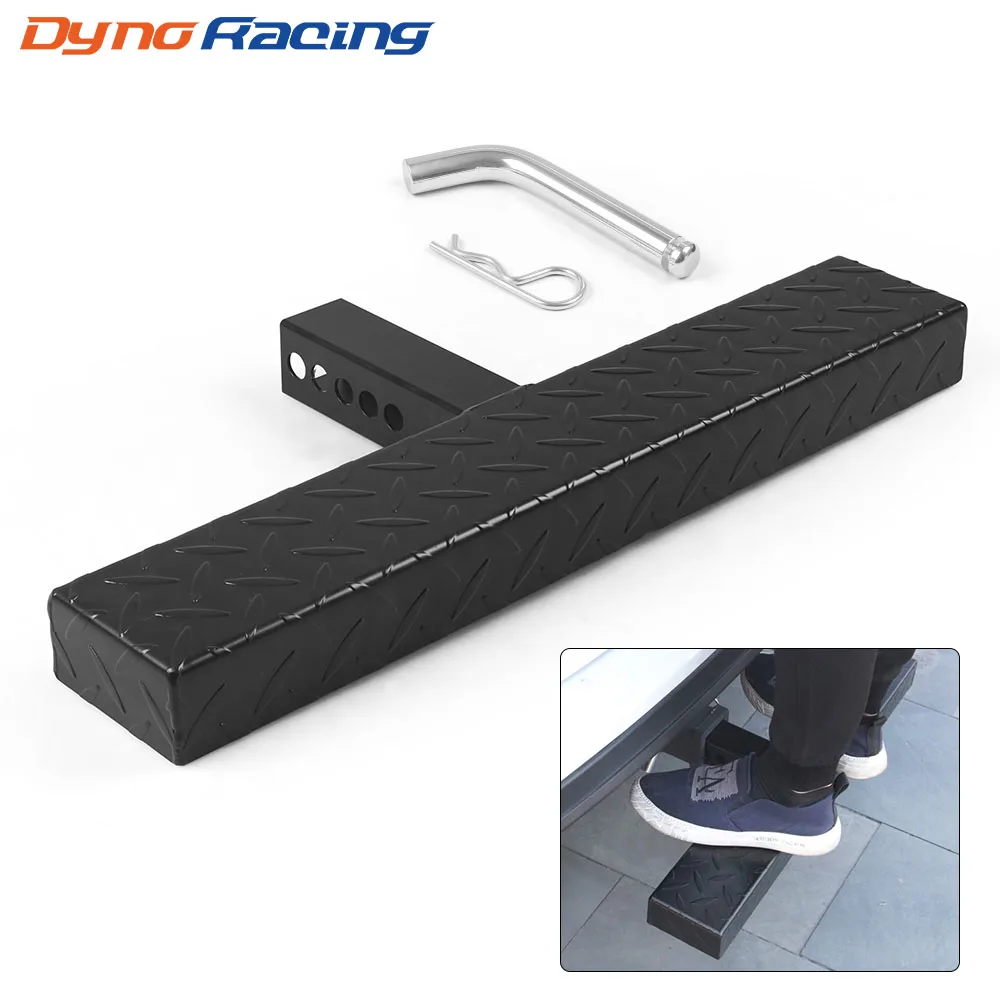 

Hitch Step Anti Slip and Rust Towing Bumper Guard 60CM Hitch Steps for Cars SUV Trucks Pickups with Pin Fits 2 Inch Receivers