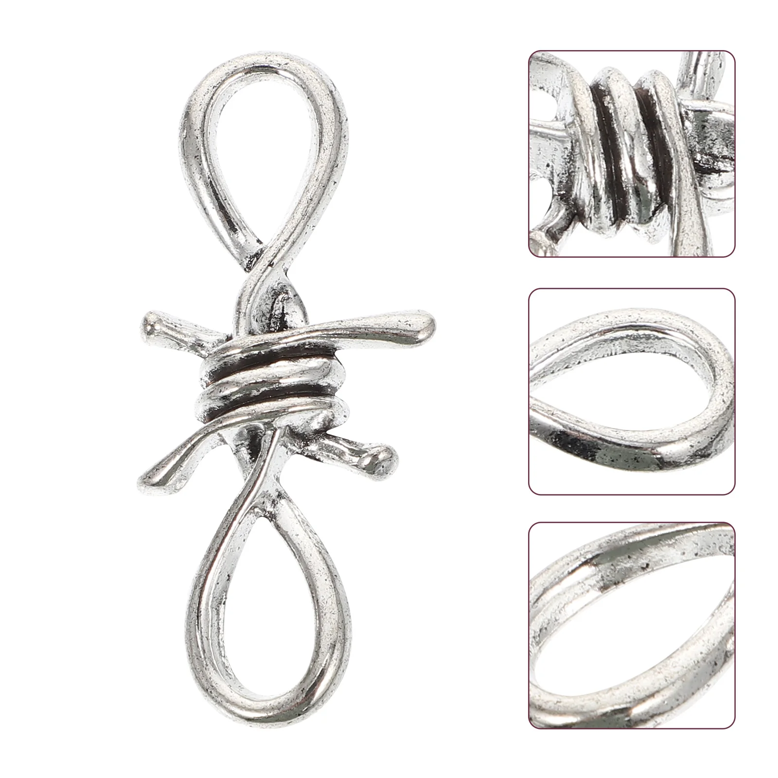 

30 Pcs Craft Making Pendant Amulet Necklace Necklace Connector Pendant Punk Choker DIY Accessories Jewelry Earing Drop Pendant