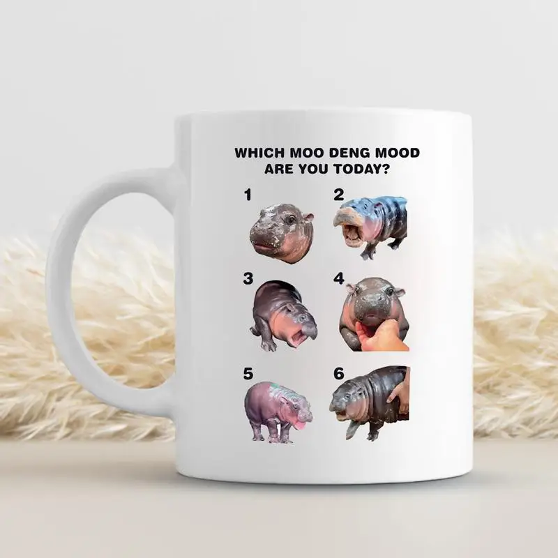 Кофейная кружка Бегемот милое зоопарковое животное 350 мл чашка для чая забавные