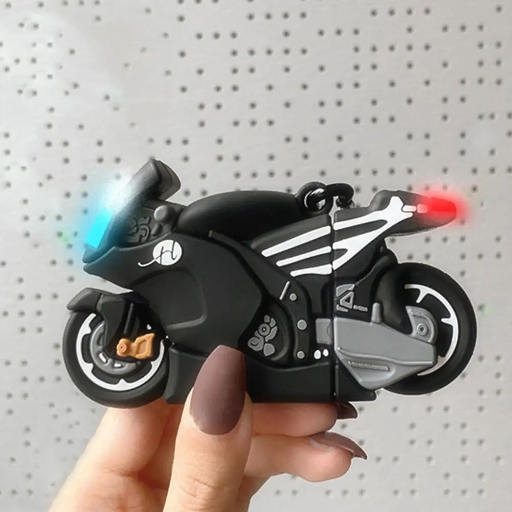 

Чехол для наушников креативный 3D мотоциклетный беспроводной чехол для наушников с зарядным устройством экологически чистый телефон