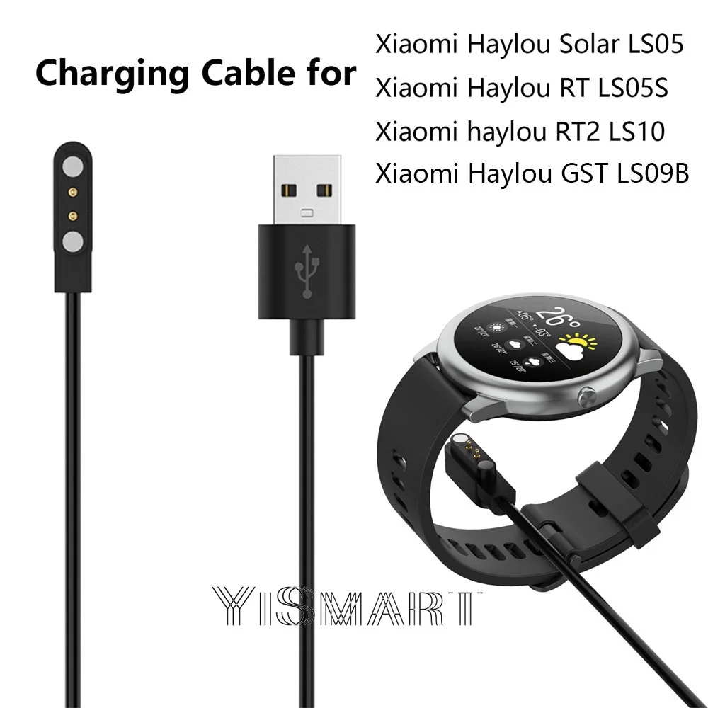 

Charging Dock for Xiaomi Haylou Solar LS05 Portable USB Magnetic Charger Cable for Haylou RT RT2 GST Smart Watch Accessories