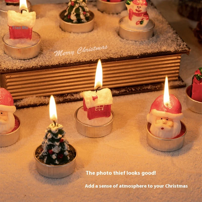 аниме рождественские украшения игрушки композиция сцены праздничные