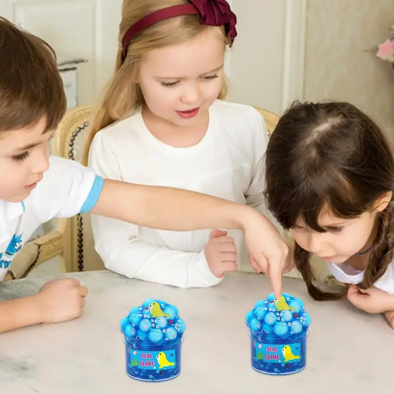 Прозрачная глина мягкая брикет прозрачные игрушки для детей желе вечеринок