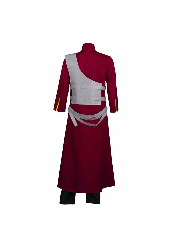 Аниме Наруто Гаара косплей костюм Шипуден одежда красное пальто индивидуальный