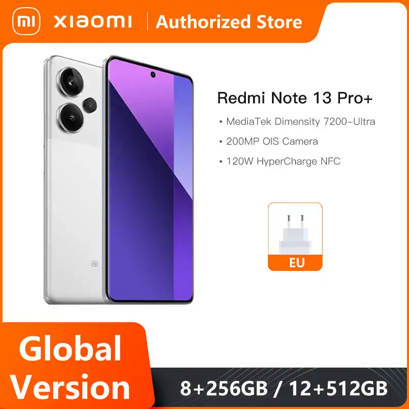 Фото Смартфон Xiaomi Redmi Note 13 Pro +, 120 МП, 7200 Вт №1