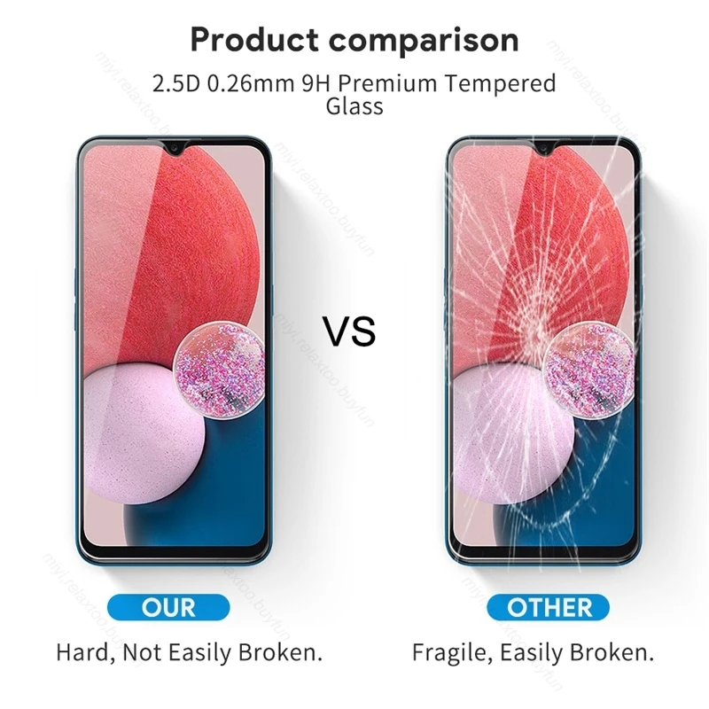 2pcs protective glass for samsung galaxy a 13 23 53 a13 a23 4g a33 a53 a73 m23 m33 m53 5g 2022 full cover screen protectors film free global shipping