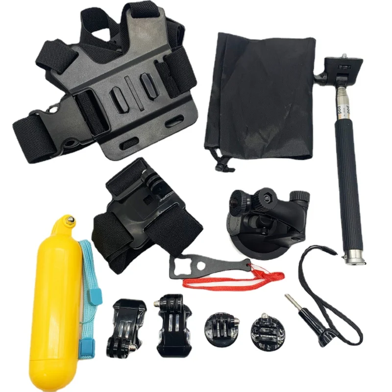 

Аксессуар для спортивной камеры Dajiang, комплект из 9 предметов для съемки на открытом воздухе, прямых трансляций, подходит для экшн-камер Gopro