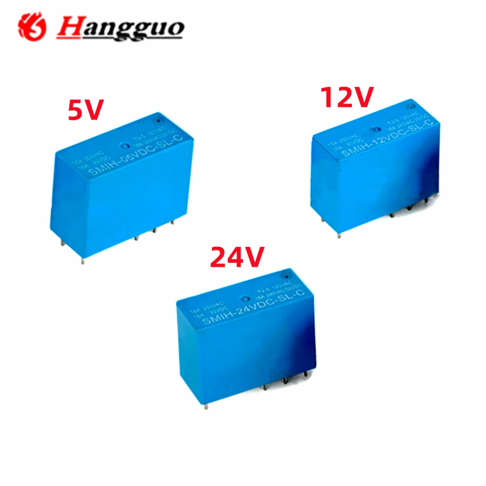 SMIH-05V 12 В 24 постоянного тока-SL-A-SL-C 6-контактное/8-контактное реле 250 16 А SMIH-05VDC-SL-A