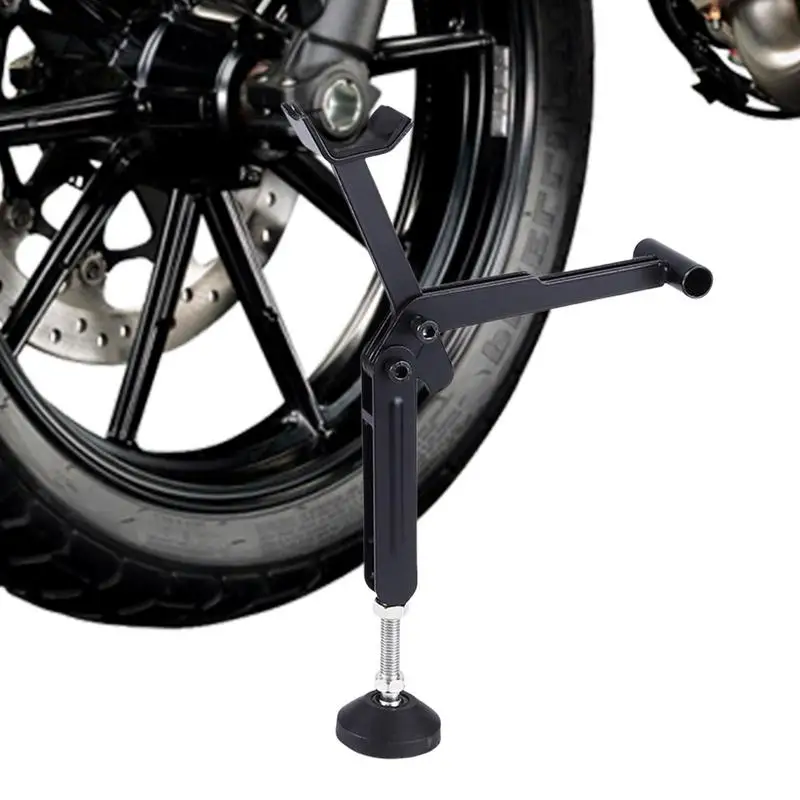 

Motorcycle Stand Rear Wheel Support Side Bracket Durable Corrosion Resistant Motorcycle Wheel Cleaning Stand Scooter Stand