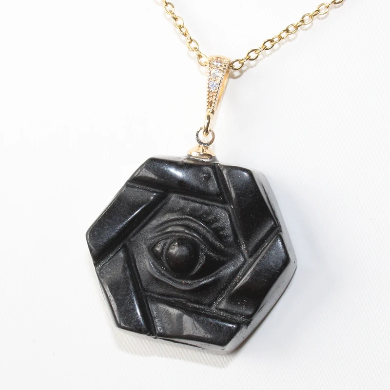 Jednostka цельный 2 5 см натуральный черный обсидиан драгоценный камень кристалл глаз