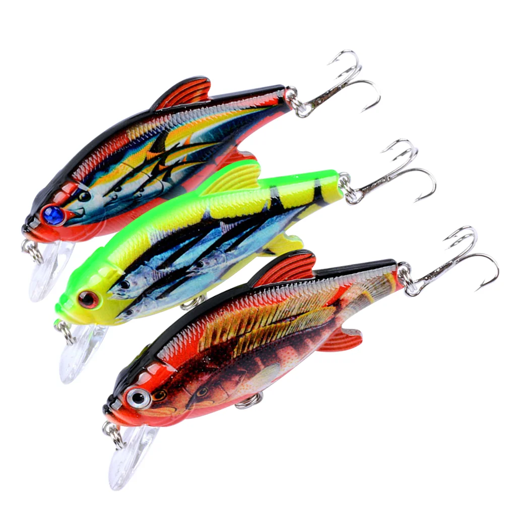 

3 Pcs Trout Baits Artificial Lures Colorful Lure Bait Walleye Lures