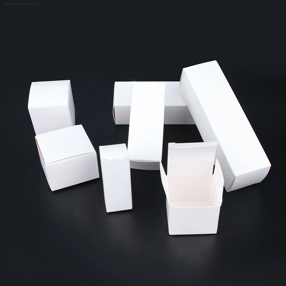 Packaging Box 350g Square Blank Cardboard Box Spot Cosmetics Color Box