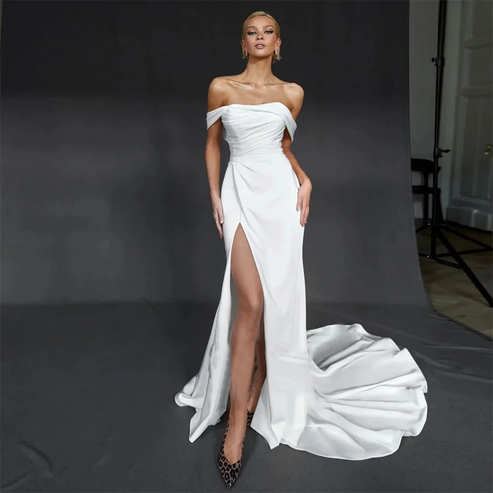 Платье с высоким разрезом на подоле для вечеринки дня рождения платье подружки