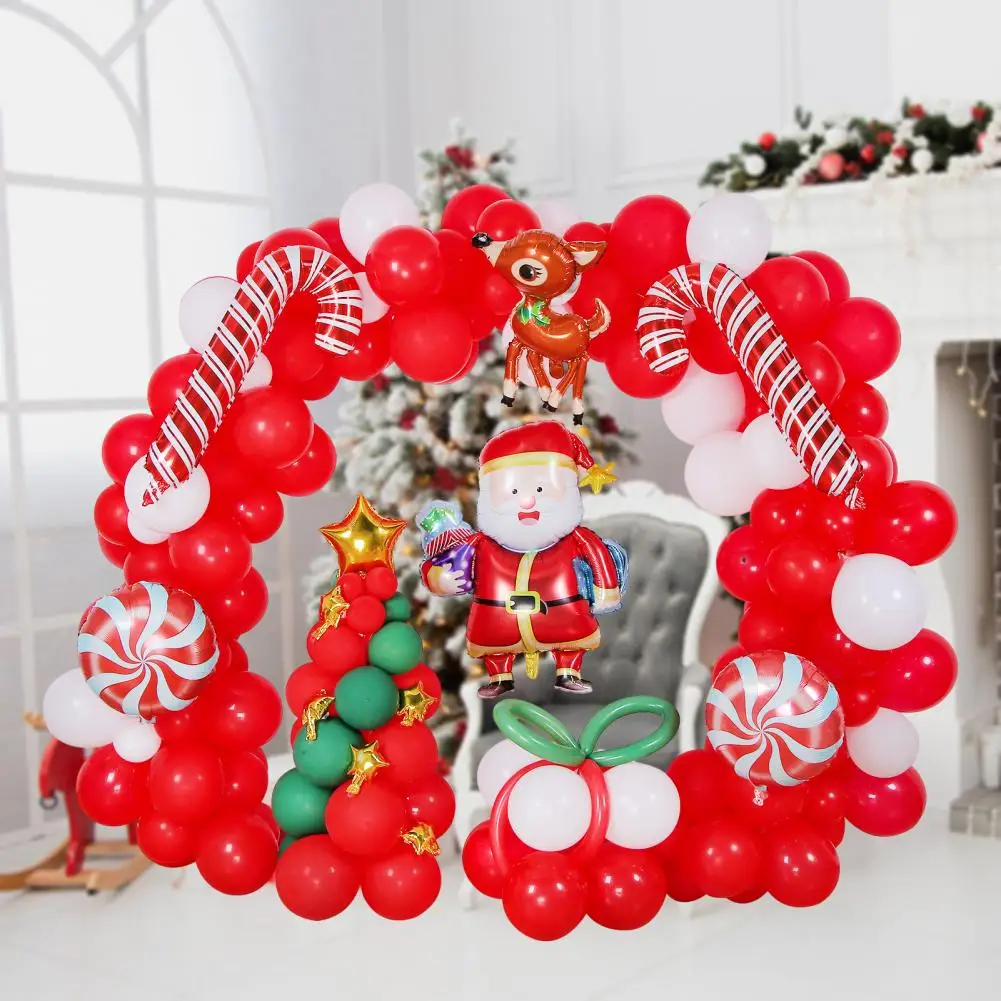 

DIY 1 Set Unique Aluminium Foil Christmas Balloons Explosion-proof for Festival