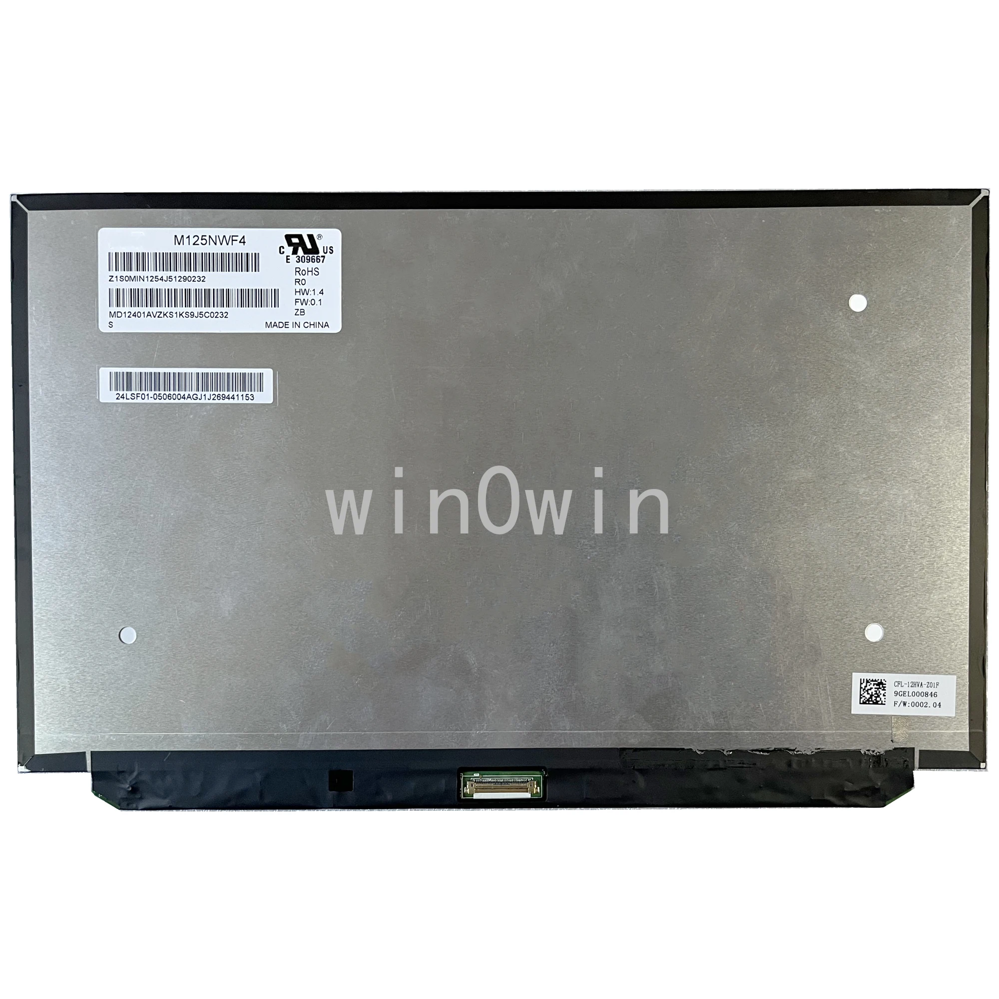 

M125NWF4 R0 12,5 "светодиодный ЖК-экран 1920x1080 30 Pin FHD новая Замена