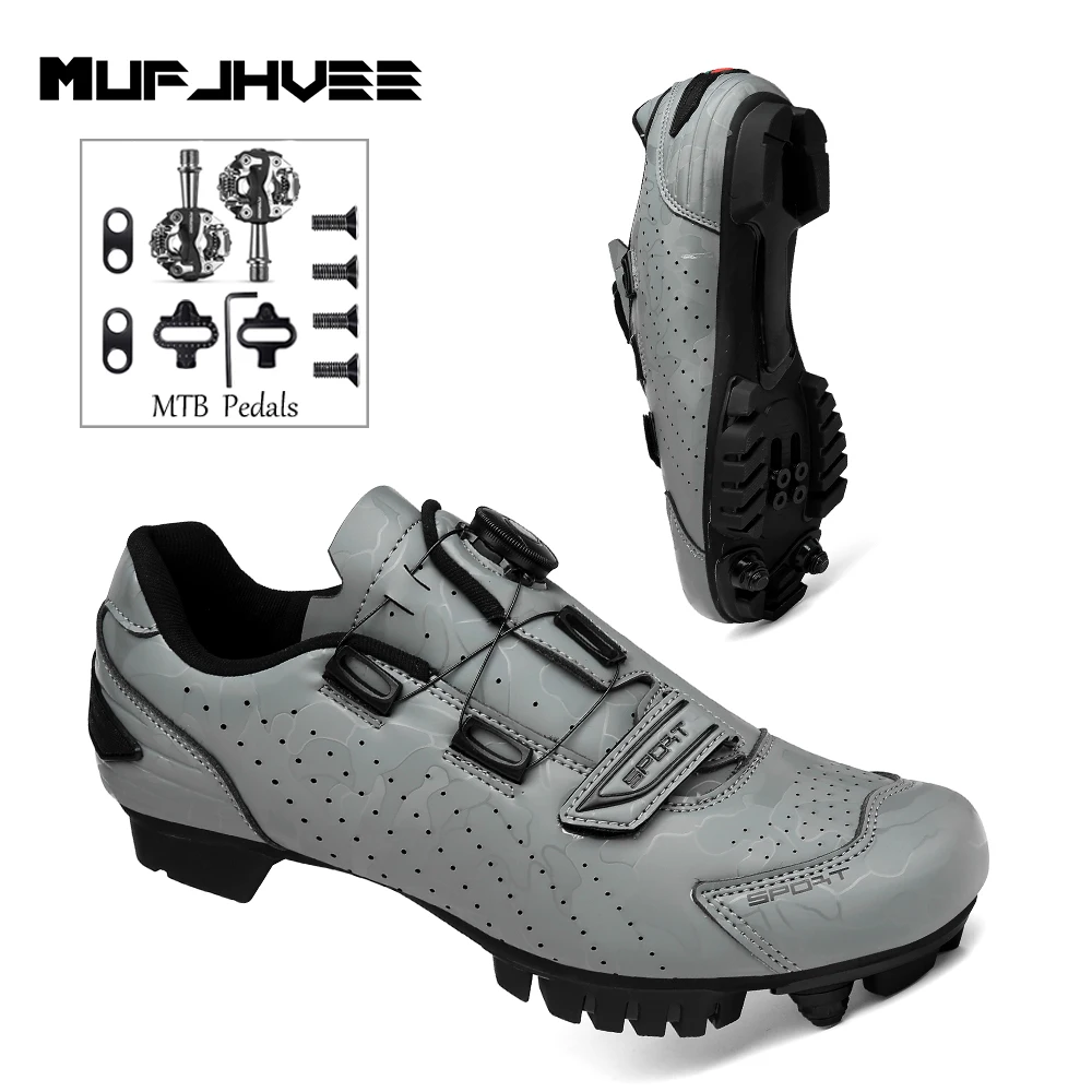 

Кроссовки Mufjhvee мужские и женские для езды на велосипеде, сникерсы на плоской подошве, самоблокирующиеся, Spd