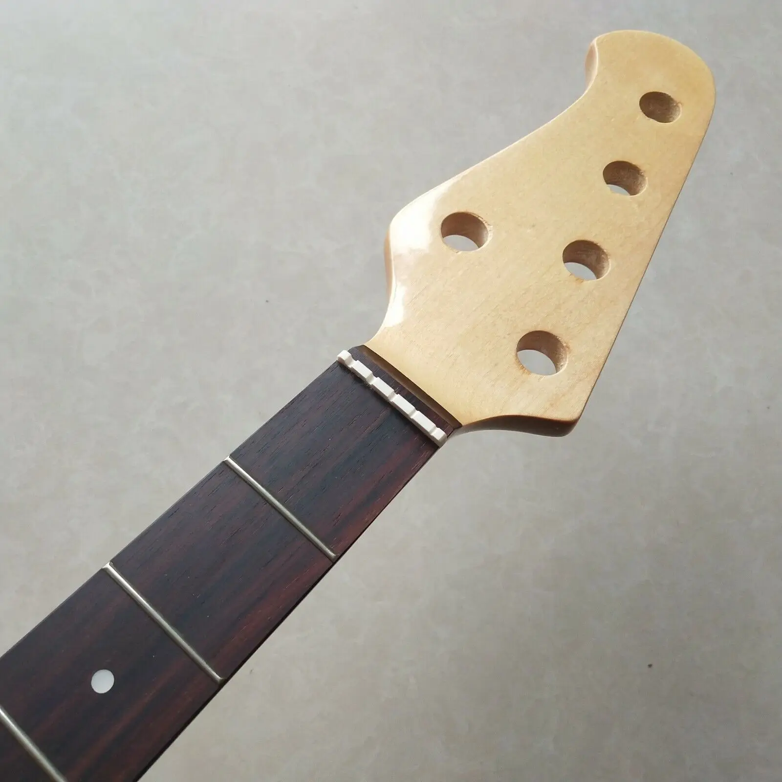 Reversed head 5 String Bass Guitar Neck 21 fret 34inch Maple Rosewood Fretboard enlarge