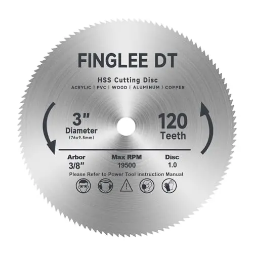 FINGLEE DT 3-дюймовые полотна для циркулярных пил из быстрорежущей стали