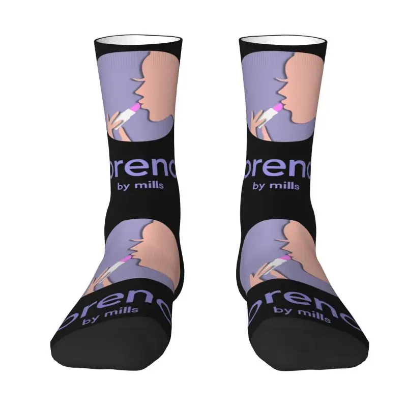 

Cute Lipstick Florence By Mills Socks Women Men Warm 3D Print Millie Bobby Brown Sports Basketball Socks