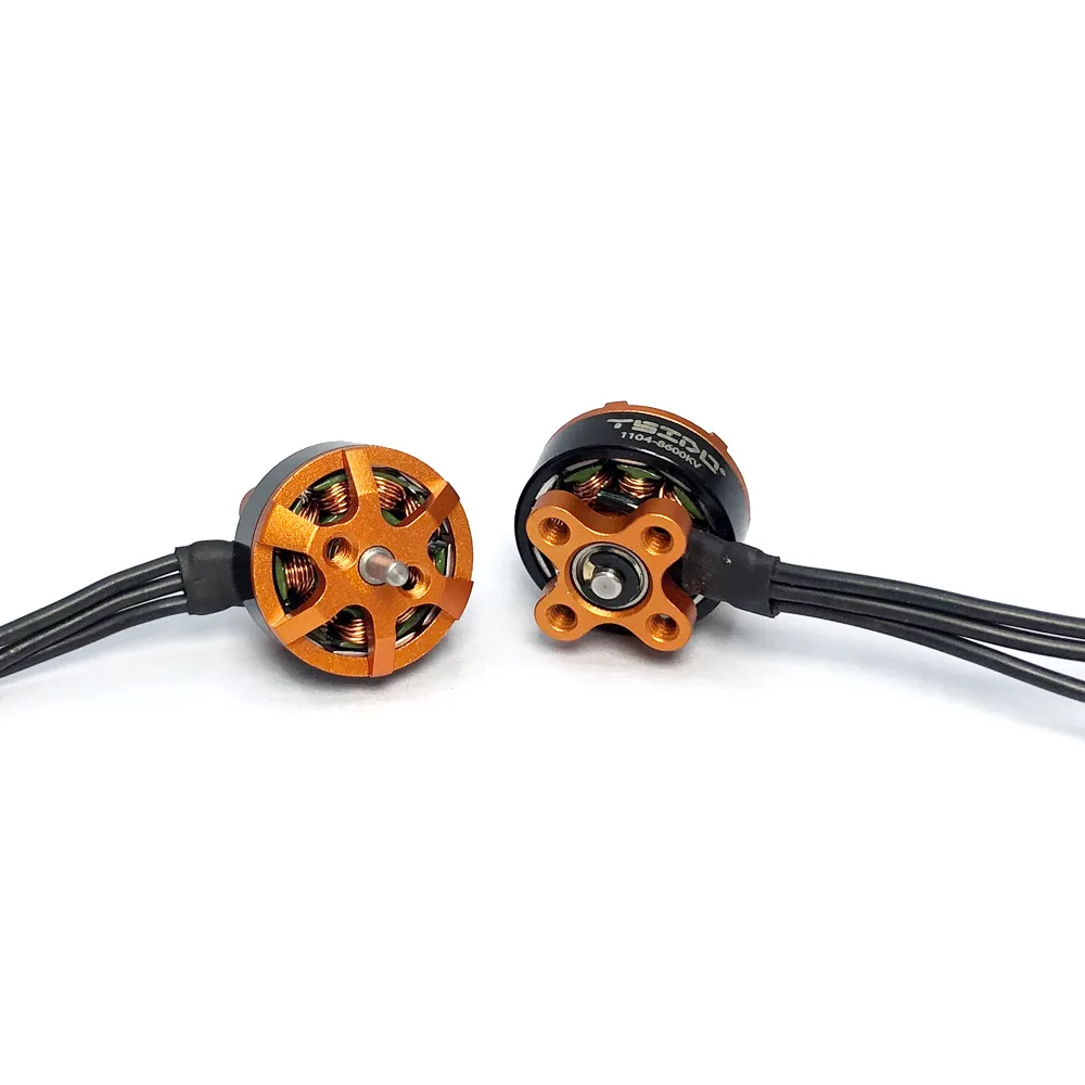 4 шт. YSIDO 1104 7500KV 8600KV бесщеточный двигатель для радиоуправляемого дрона 90-110mm FPV Racing