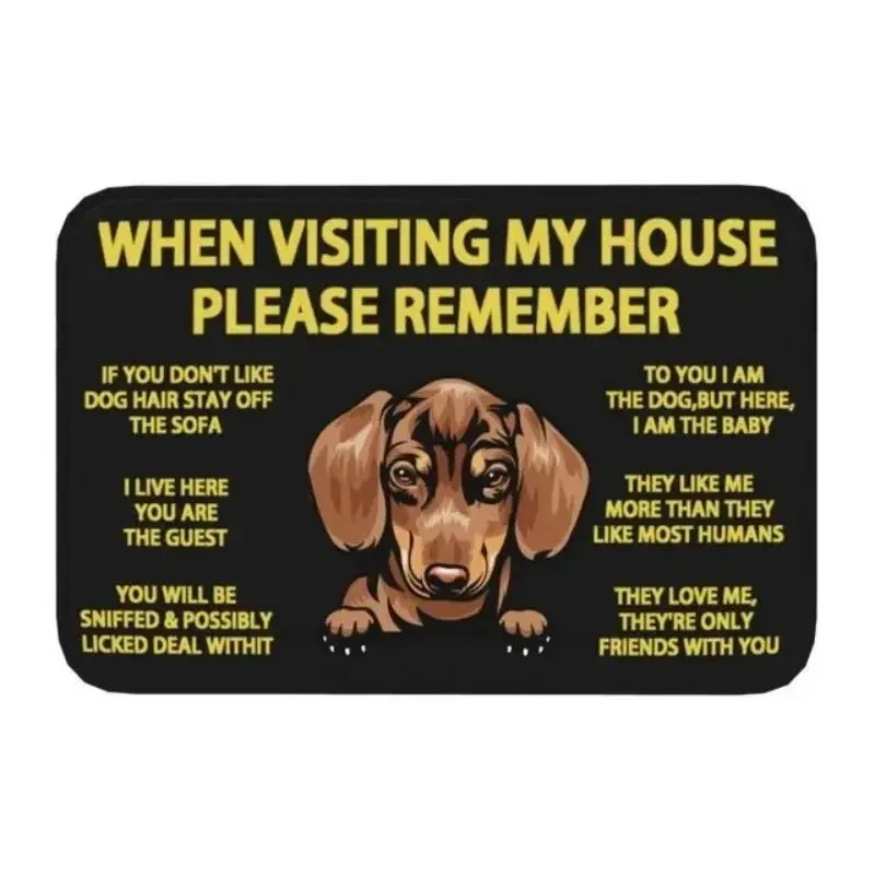 Милый коврик с принтом собаки забавные дверные коврики надписью домашние