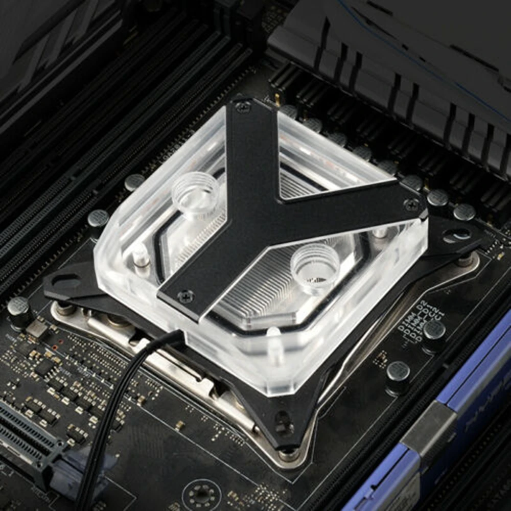 Водяной блок ЦП C65Y Intel LGA1700 1200 115x2011 1366 5 в RGB для охлаждения ПК |