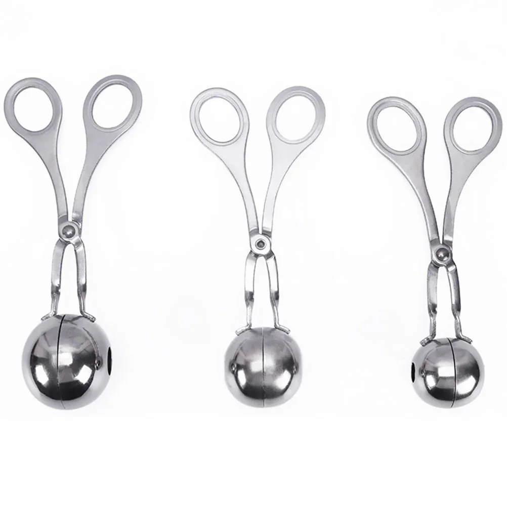 

Meatball Maker Meatstainless Spoon Steel Clip Making Tool Baller Tong Scoop Shaper Kitchen Cake Handheldmini Non Stick