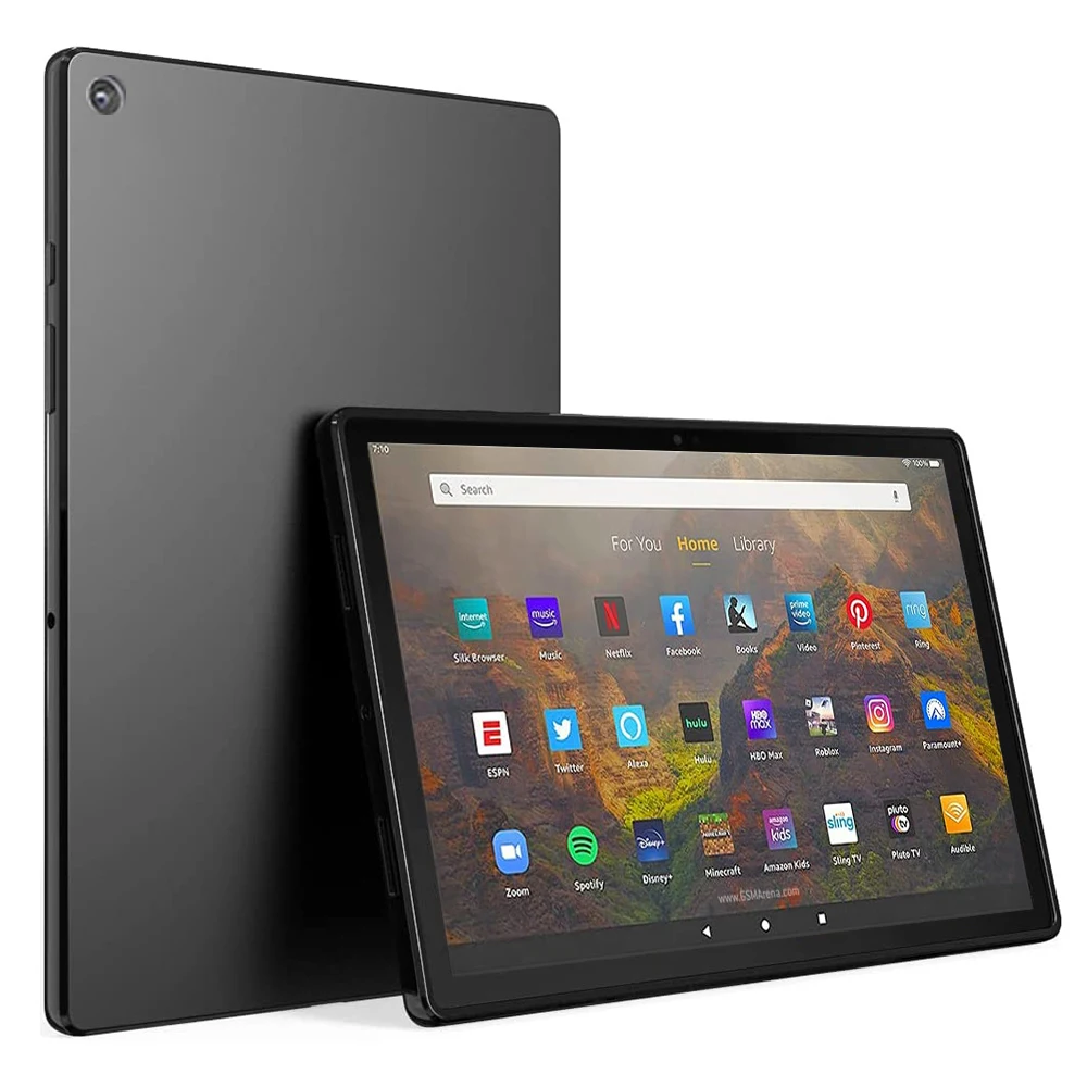 

Silicon Case For Amazon Fire HD 10 2019 2021 Transparent Case Soft TPU Back Cover Tablet Case For Fire HD 7 8 2014 2017 2020