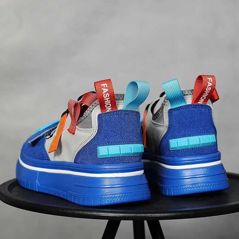 INS High Street обувь для скейтбординга мужские кожаные модные кроссовки на толстой