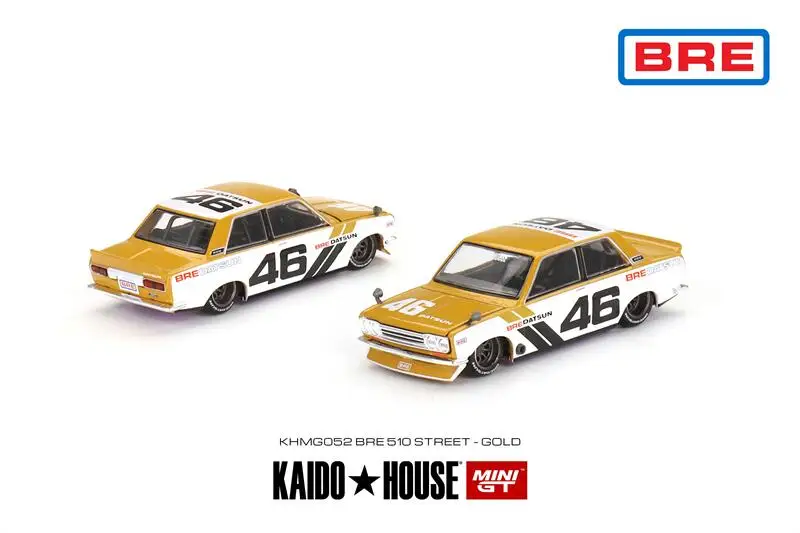 

Kaido House x MINI GT 1:64 Datsun 510 Pro Street BRE510 V3 Model Car