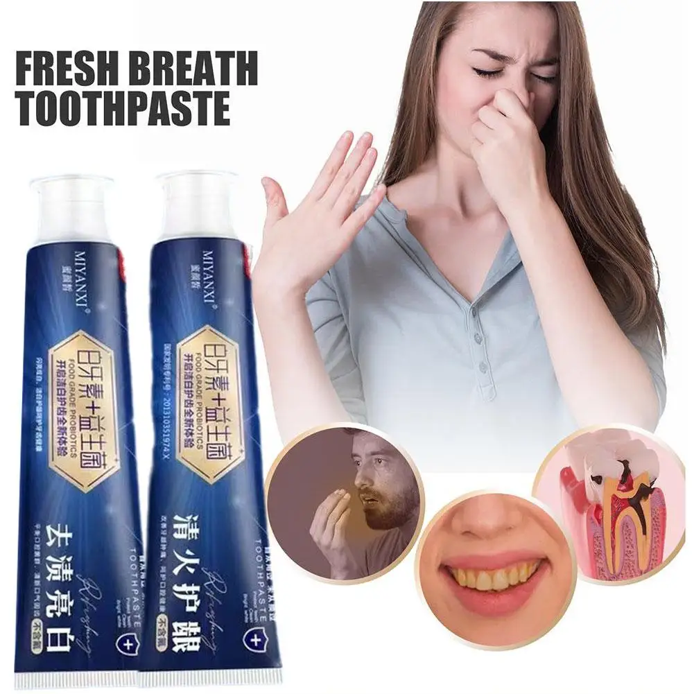 

Probiotic Tooth Powder Honey Whitening Essence Healthy Staining Yellowing Oral Care White Teeth And Brightening Toothpaste Z0P6