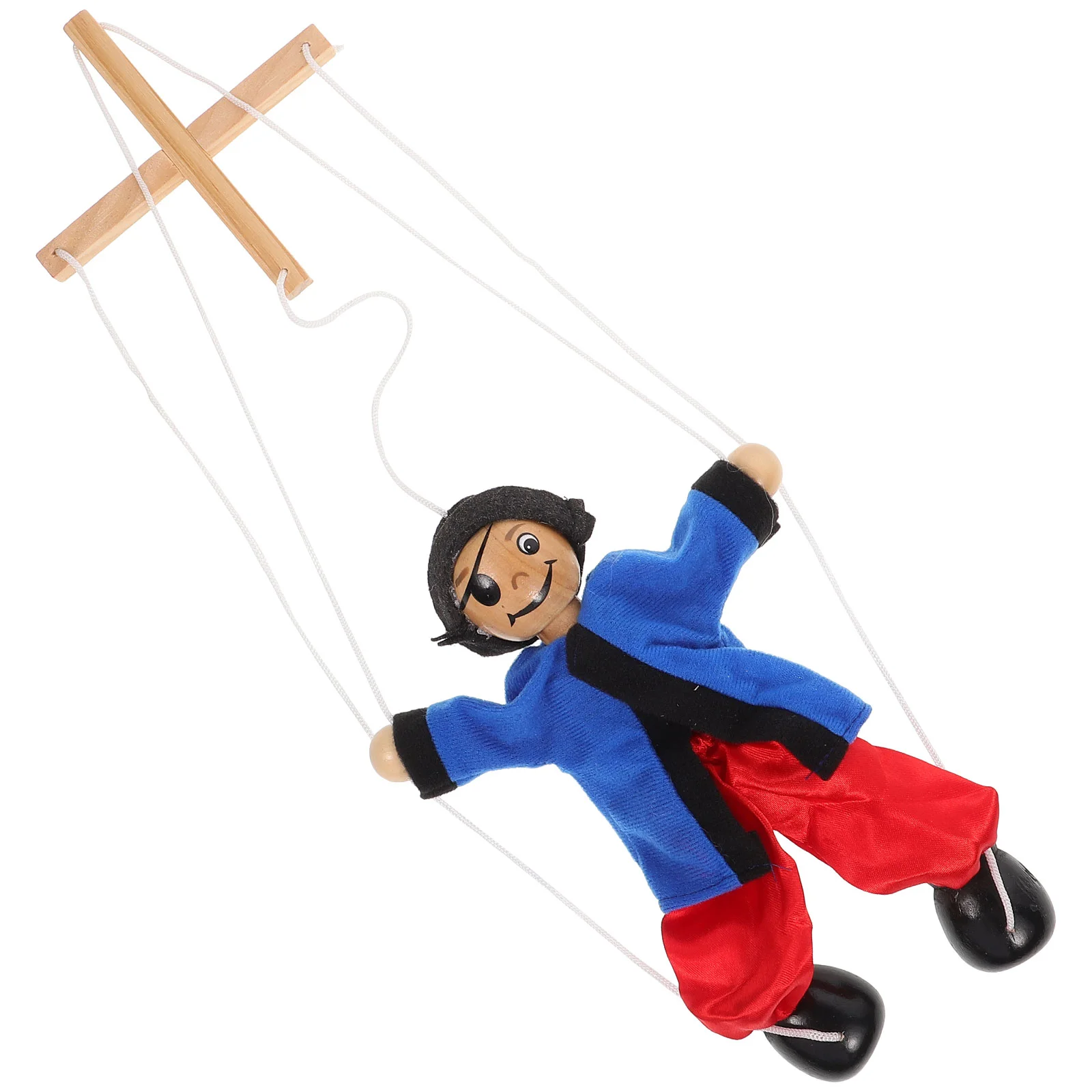 

Safigle Puppet Wooden Pirate Marionette String Puppet Creative Marionettes Sting Puppets Kids Silly String Puppets String Toy