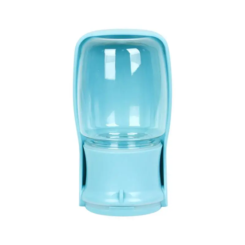 

Foldable Dog Water Bottle 350ml Foldable Pet Drinking Water Bottle Single-Button Lock Pet Drinking Tool For Camping Travel And