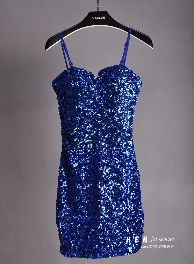 Женское блестящее мини-платье с блестками Серебряное платье-карандаш |