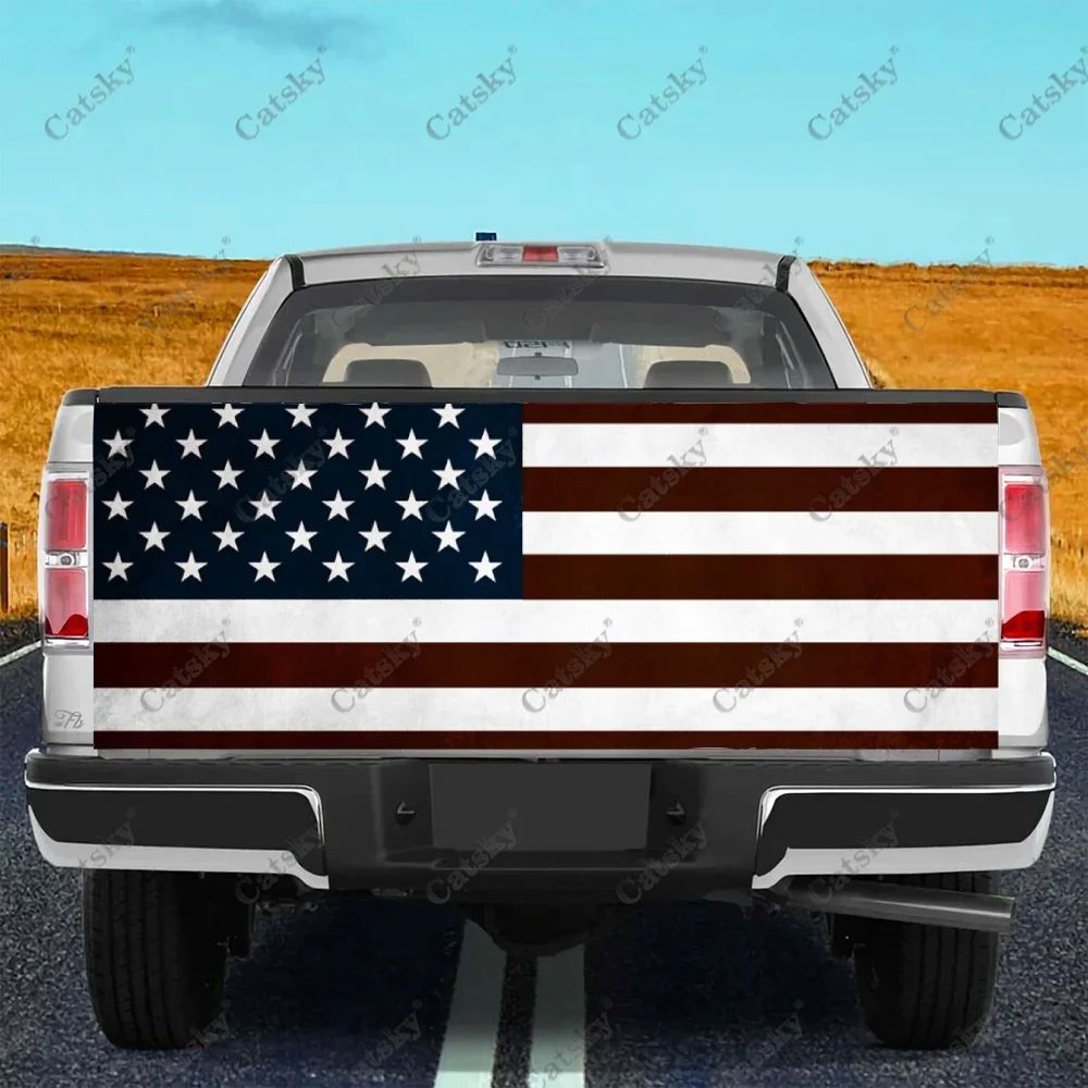 Американский флаг автомобильная наклейка модификация заднего вида автомобиля